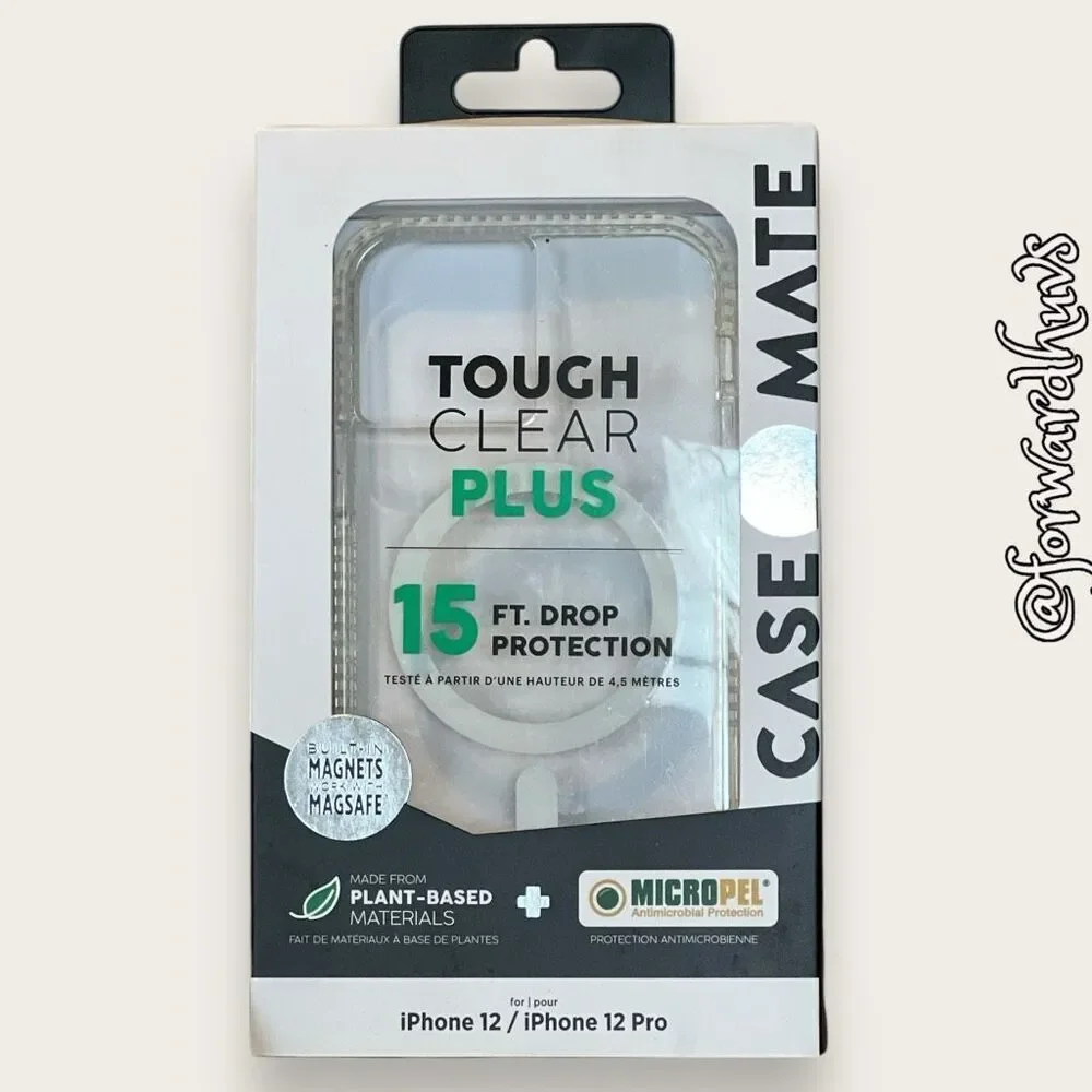Case Mate Tough | iPhone 12 iPhone 12 Pro Case | Built In Magnets